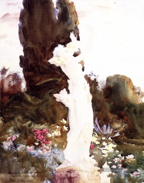  Aquarelle Tableau - Jardin Fantaisie John Singer Sargent aquarelle